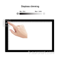 Tablette lumineuse acrylique A4 LED pour panneau de copie